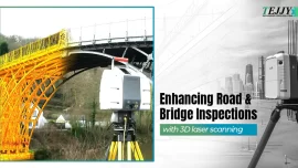 Laser Scanning for Road and Bridge Inspections